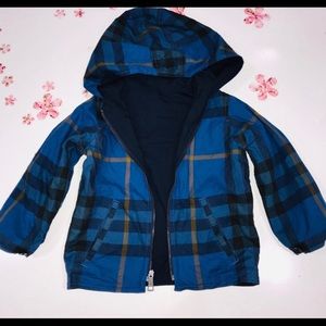 Burberry reversible toddler boy jacket